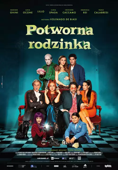 plakat filmu Potworna rodzinka