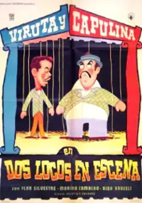 Plakat filmu Dos locos en escena