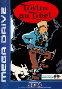 Plakat gry Tintin in Tibet