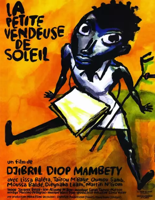 plakat filmu Mała sprzedawczyni "Słońca"