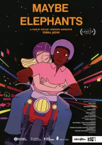Plakat filmu Kanskje det var elefanter
