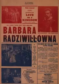 Plakat filmu Barbara Radziwiłł&oacute;wna