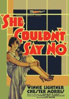 plakat filmu She Couldn't Say No