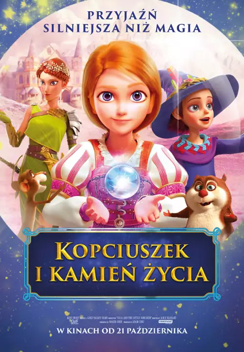 plakat filmu Kopciuszek i kamień życia
