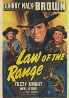 plakat filmu Law of the Range