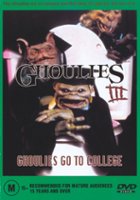 plakat filmu Ghoulies w koledżu