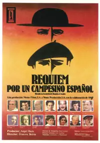 Plakat filmu Requiem dla hiszpańskiego wieśniaka