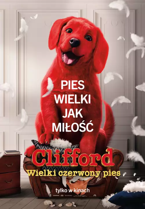 plakat filmu Clifford. Wielki czerwony pies