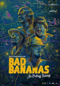 Plakat filmu Bad bananas sa puting tabing