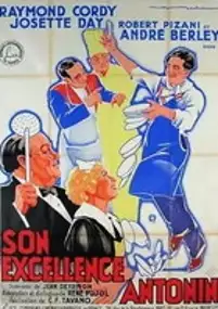 Plakat filmu Son excellence Antonin