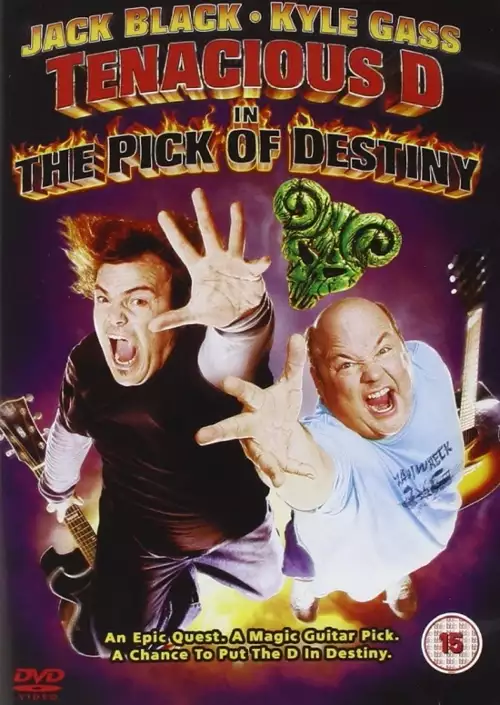 plakat filmu Tenacious D: Kostka Przeznaczenia