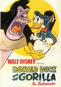Plakat filmu Kaczor Donald i goryl