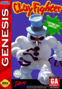 Plakat gry ClayFighter