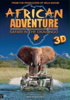 plakat filmu Afrykańska przygoda 3D - safari nad Okavango