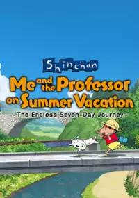 Plakat gry Crayon Shin-chan: Ora to Hakase no Natsuyasumi - Owaranai Nanokakan no Tabi