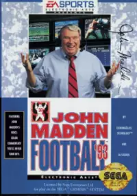Plakat gry John Madden Football '93