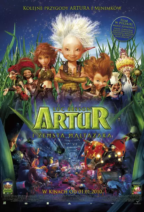 plakat filmu Artur i zemsta Maltazara