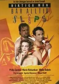 Plakat filmu Riktiga män bär alltid slips