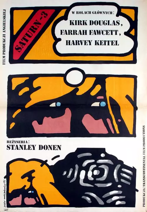 plakat filmu Saturn 3