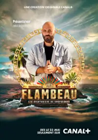 Plakat serialu Le Flambeau, les aventuriers de Chupacabra