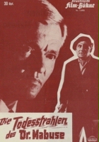plakat filmu Die Todesstrahlen des Dr. Mabuse