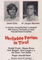 plakat filmu Verliebte Ferien in Tirol