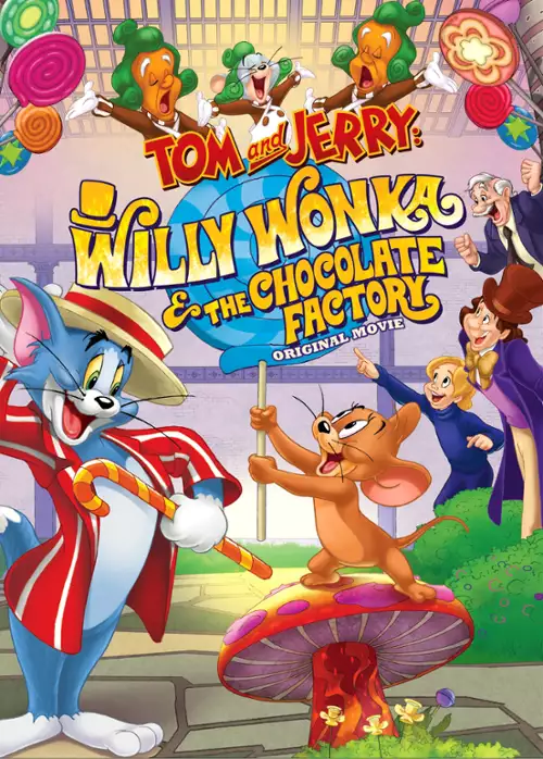 plakat filmu Tom and Jerry: Willy Wonka and the Chocolate Factory