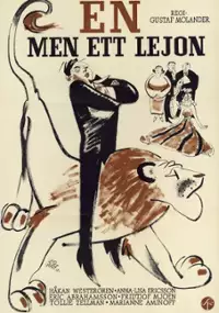 Plakat filmu En, men ett lejon!