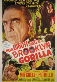 Plakat filmu Bela Lugosi spotyka brooklińskiego goryla