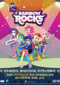 Plakat filmu My Little Pony: Equestria Girls - Rainbow Rocks