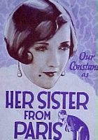 plakat filmu Jej siostra z Paryża