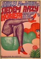 plakat filmu Siedem razy kobieta
