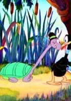 plakat filmu Kaczor Daffy i chłopek roztropek