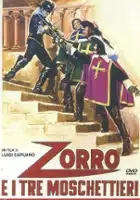 plakat filmu Zorro i trzej muszkieterowie