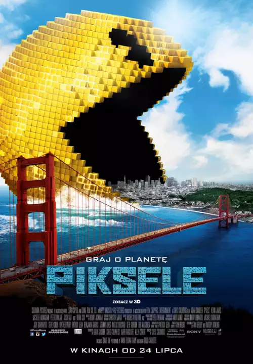 plakat filmu Piksele