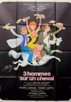 plakat filmu Trois hommes sur un cheval