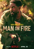 plakat serialu Człowiek w ogniu