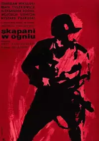 Plakat filmu Skąpani w ogniu