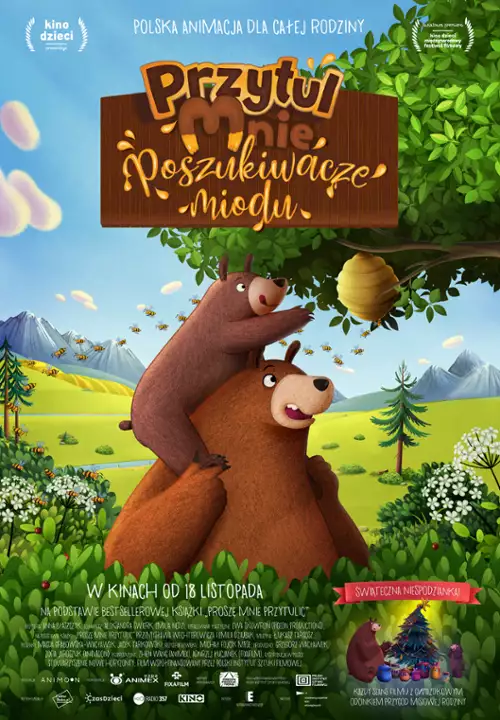 plakat filmu Przytul mnie. Poszukiwacze miodu