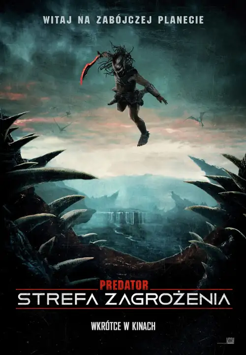 plakat filmu Predator: Strefa zagrożenia