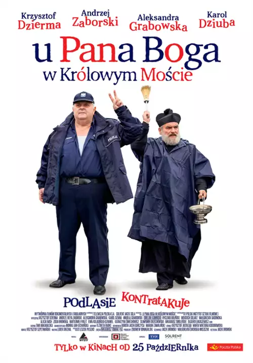 plakat filmu U Pana Boga w Królowym Moście