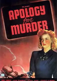 Plakat filmu Apology for Murder