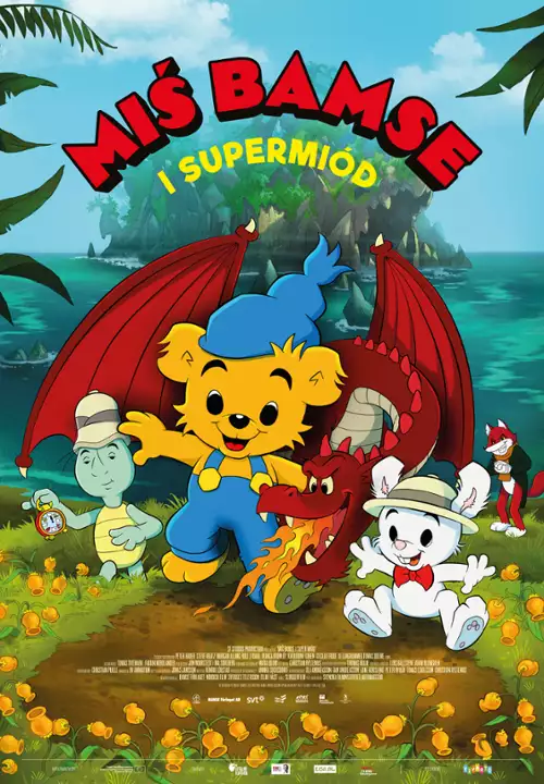 plakat filmu Miś Bamse i supermiód