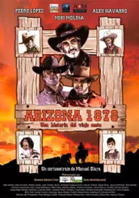 Plakat filmu Arizona 1878, historia dzikiego zachodu
