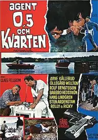 Plakat filmu Agent 0,5 och Kvarten - fattaruväl!