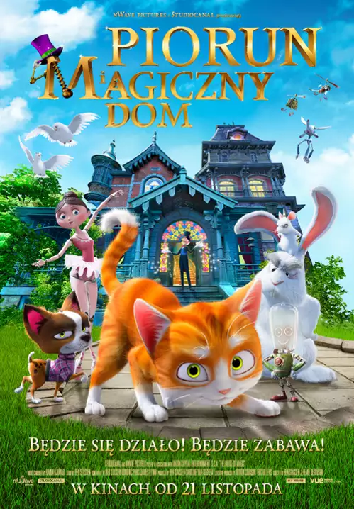 plakat filmu Piorun i magiczny dom