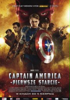 plakat filmu Captain America: Pierwsze starcie