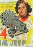plakat filmu Czterech w jeepie