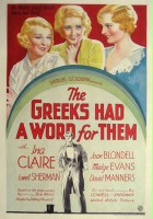 plakat filmu The Greeks Had a Word for Them