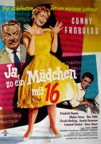 Plakat filmu Ja, so ein Mädchen mit sechzehn